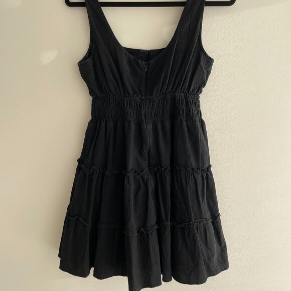 UO Heather Tiered Ruffle Mini Dress - Picture 6 of 6